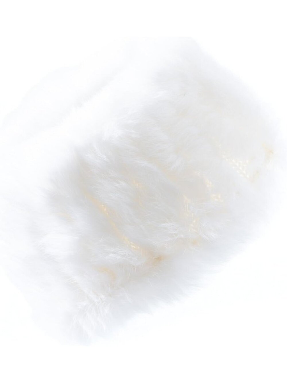 Cozy Real Rabbit Fur Headband & Neck Warmer - Fluffy Ear Warmer for Winter Fun